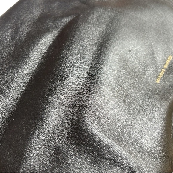 Pre-owned Notte Shoulder Bag Mansur Gavriel Black/Flamma Leather Clutch - Picture 7 of 17